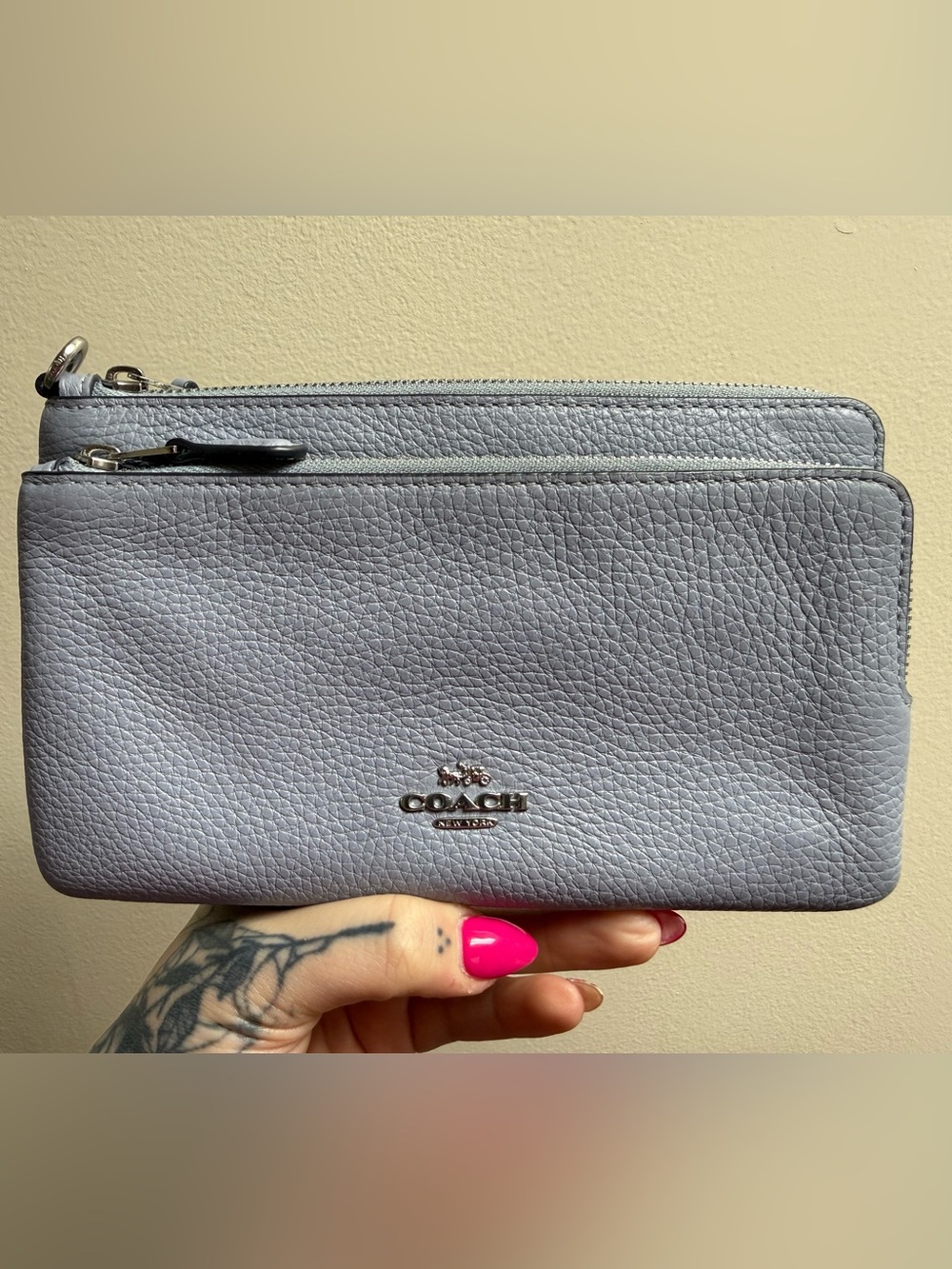 Coach Double Zip Wallet